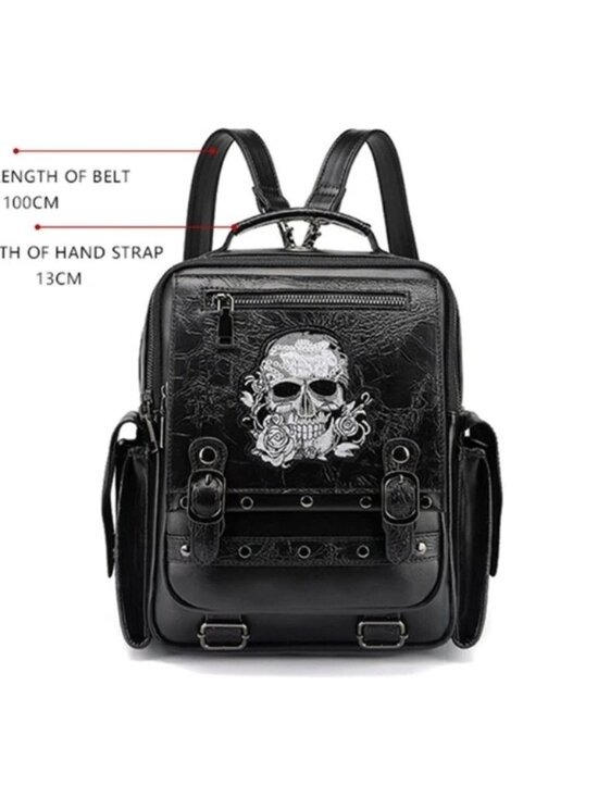 Women Skull Head Backpack main image 2